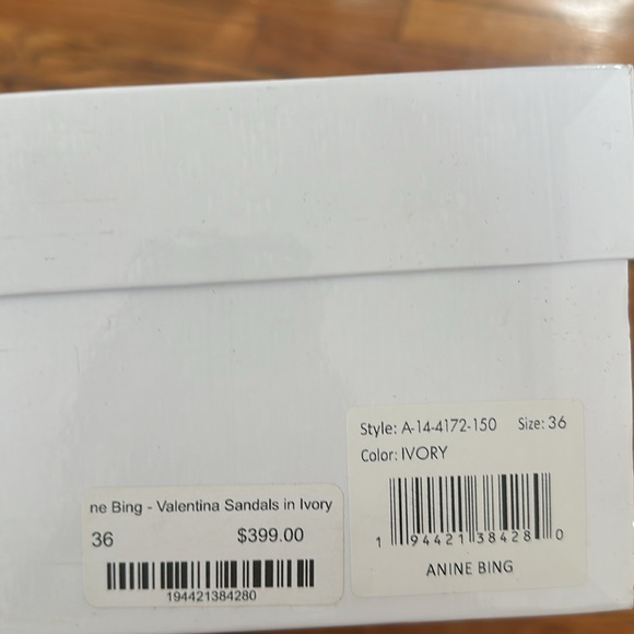 NWT Anine Bing Women's Valentina High Heel Sandals | Size EU 36 - Picture 6 of 6